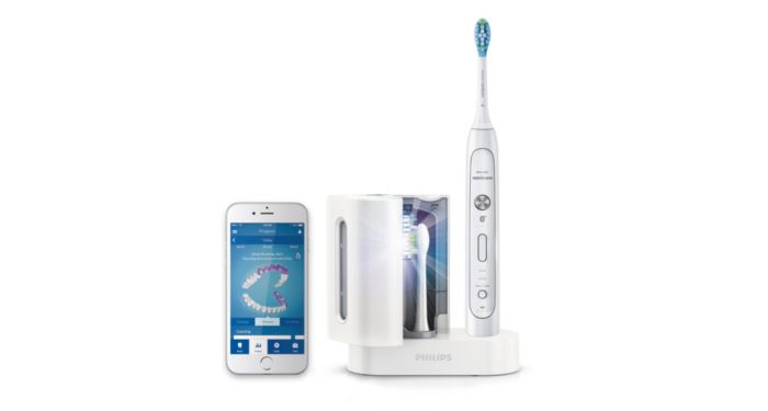 FlexCare Platinum Connected Sonic electric toothbrush with app HX9192 ...