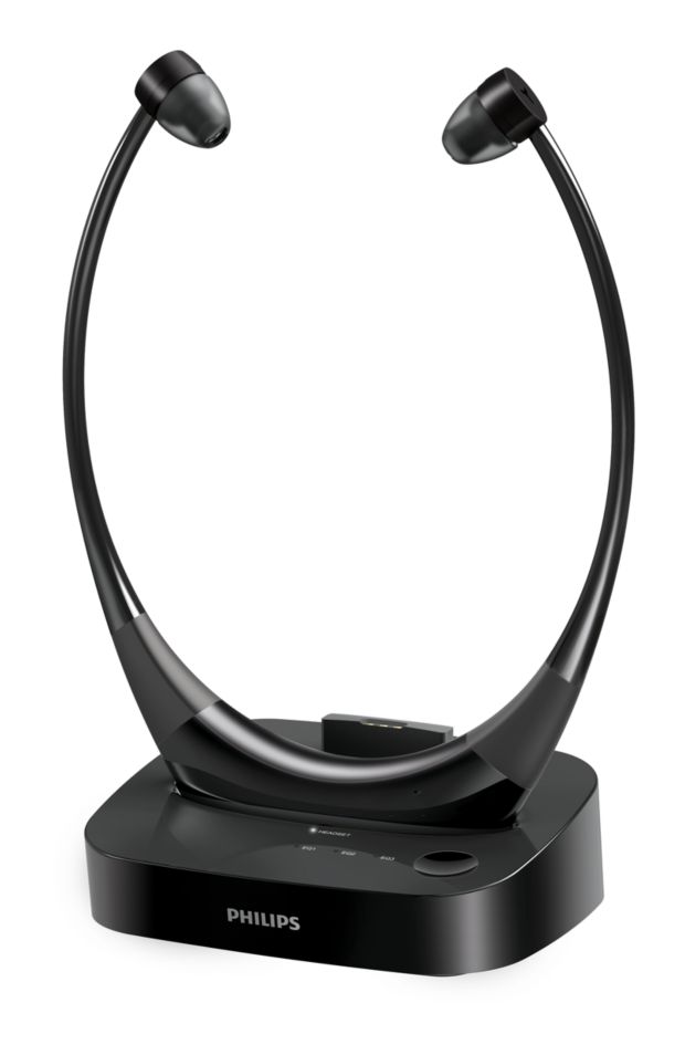 Wireless AudioBoost TV headphones