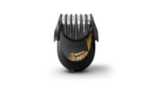 具有 5 档长度设定的卡入式胡须造型器