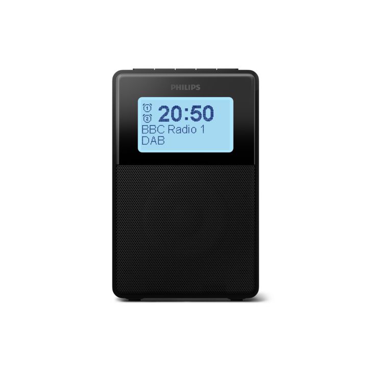 Splash-proof clock radio for every room