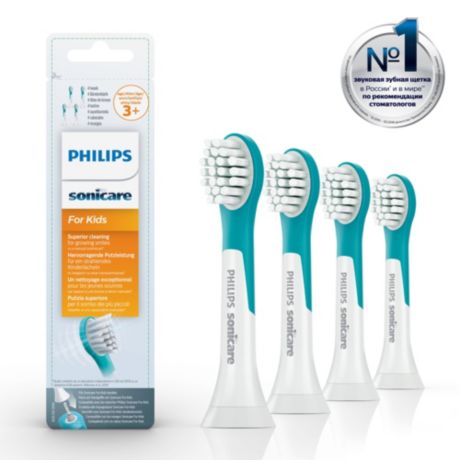 HX6034/33 Philips Sonicare For Kids Насадки для детей от 3 лет