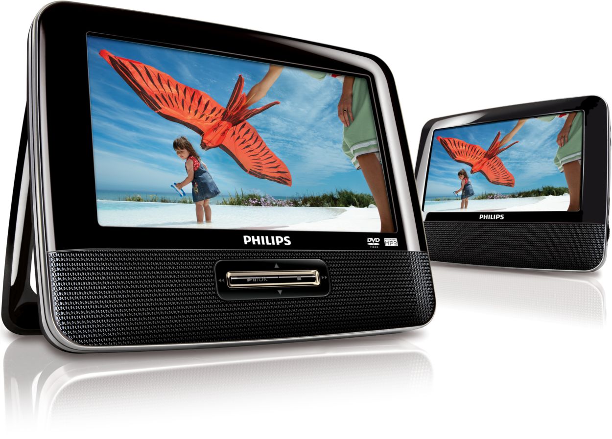 Philips PET7402 orders Portable DVD Player, two 7