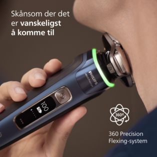i9000 Prestige Våt og tørr elektrisk barbermaskin med SkinIQ