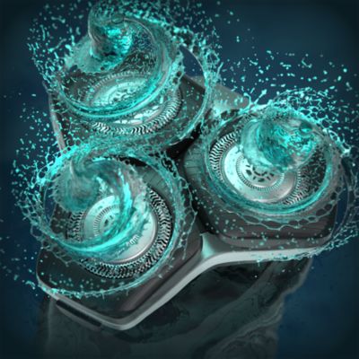 1分間で洗浄できる、コンパクトでコードレスな洗浄器。マルチグリッドフィルター。