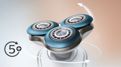 5-direction flex heads follow contours with less pressure