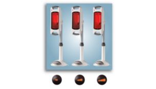 Dimmer mit 3 Wärmestufen