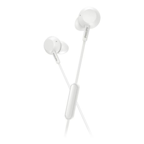 TAE4105WT/00  In-ear headphones with mic