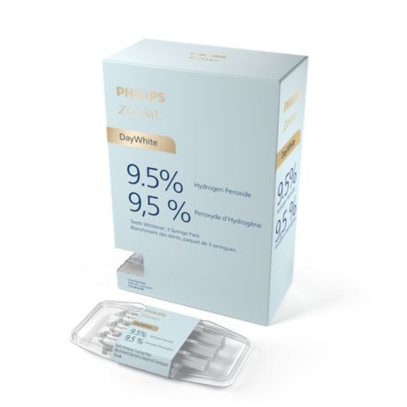 DIS133/15 Philips Zoom Take-Home Refill DayWhite avec 9,5&nbsp;% de peroxyde d'hydrog&egrave;ne