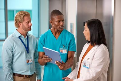 IT, nurse and doctor