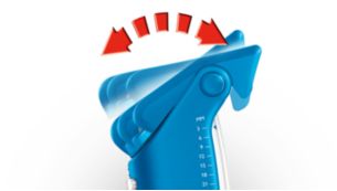 Contour-following comb for speed and comfort