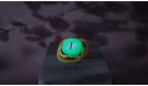 Glows in the dark long after lights-out