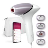 Philips Lumea Depiladora Luz Pulsada IPL Serie 8000 con Tecnología SenseIQ,  4 accesorios para el cuerpo, la cara, la zona del bikini y las axilas, con