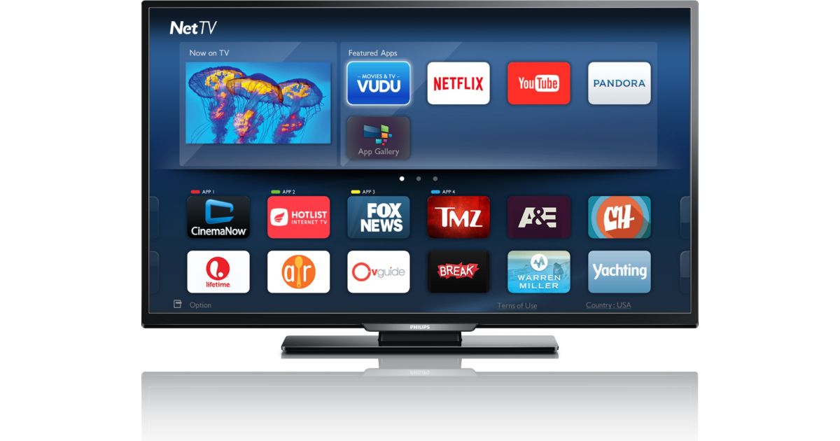 4000 series LED-LCD TV 55PFL4901/F7 | Philips