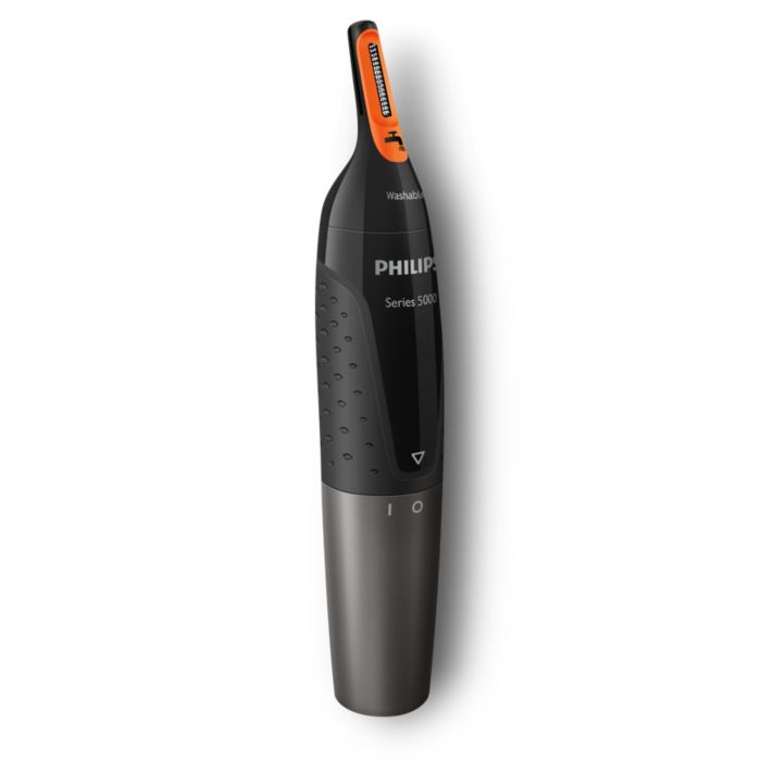 Nose trimmer series 5000 Zachte trimmer voor neus, nek en