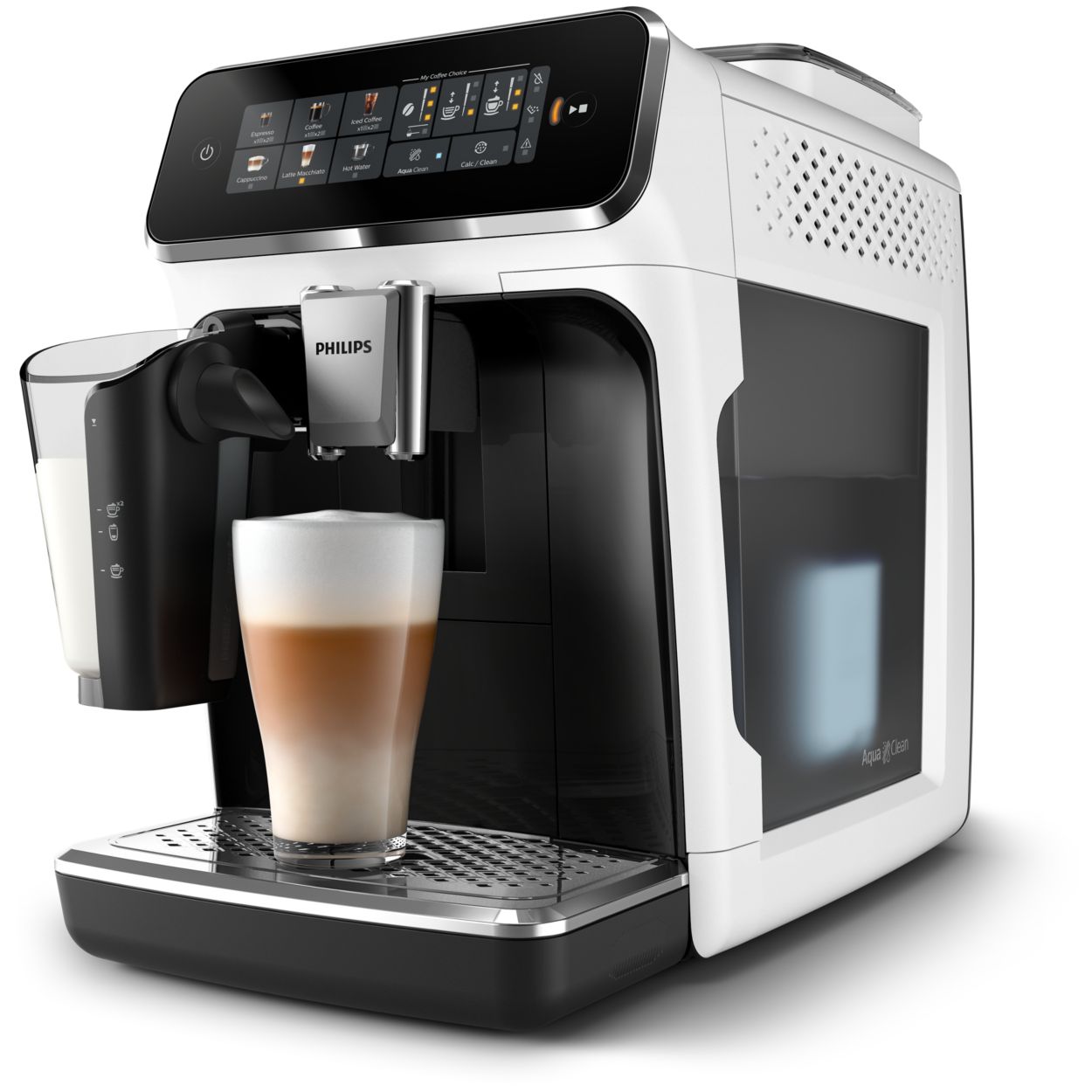 Philips Serie 3300 Cafetera Superautomática - Espumador de leche clásico, 5  tipos de café personalizables, Extracción silenciosa SilentBrew, Display  táctil. Cromo negro (EP3326/90) : : Hogar y cocina