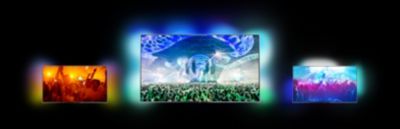 Усетете музиката, докато Ambilight я следва