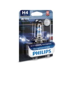 Philips - H4 12V 60/55W RVGT +200% P43T (2 Pack) - 12342RGTS2 - Philips