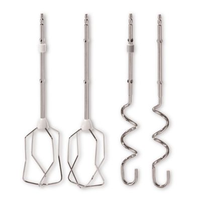 Beaters and dough hooks included