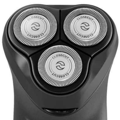 Afeitada al ras, incluso en el cuello