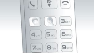 Programmable hot keys for quick dial