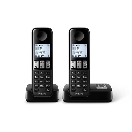 D2352B/22  Draadloze telefoon met antwoordapparaat