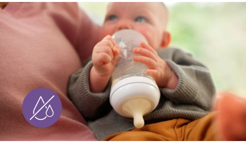 No-drip nipple design prevents spills and lost milk