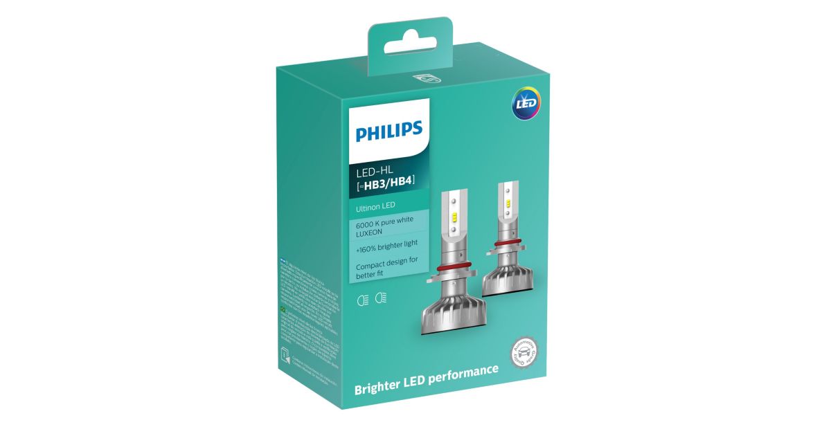 Ultinon LED lâmpadas para faróis automotivos 11005ULX2 | Philips