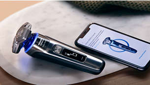 חוויית הגילוח שלך משתפרת באמצעות אפליקציית Philips Shaving App***​