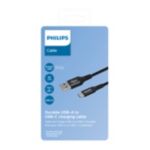 USB-A към USB-C първокласен кабел с оплетка