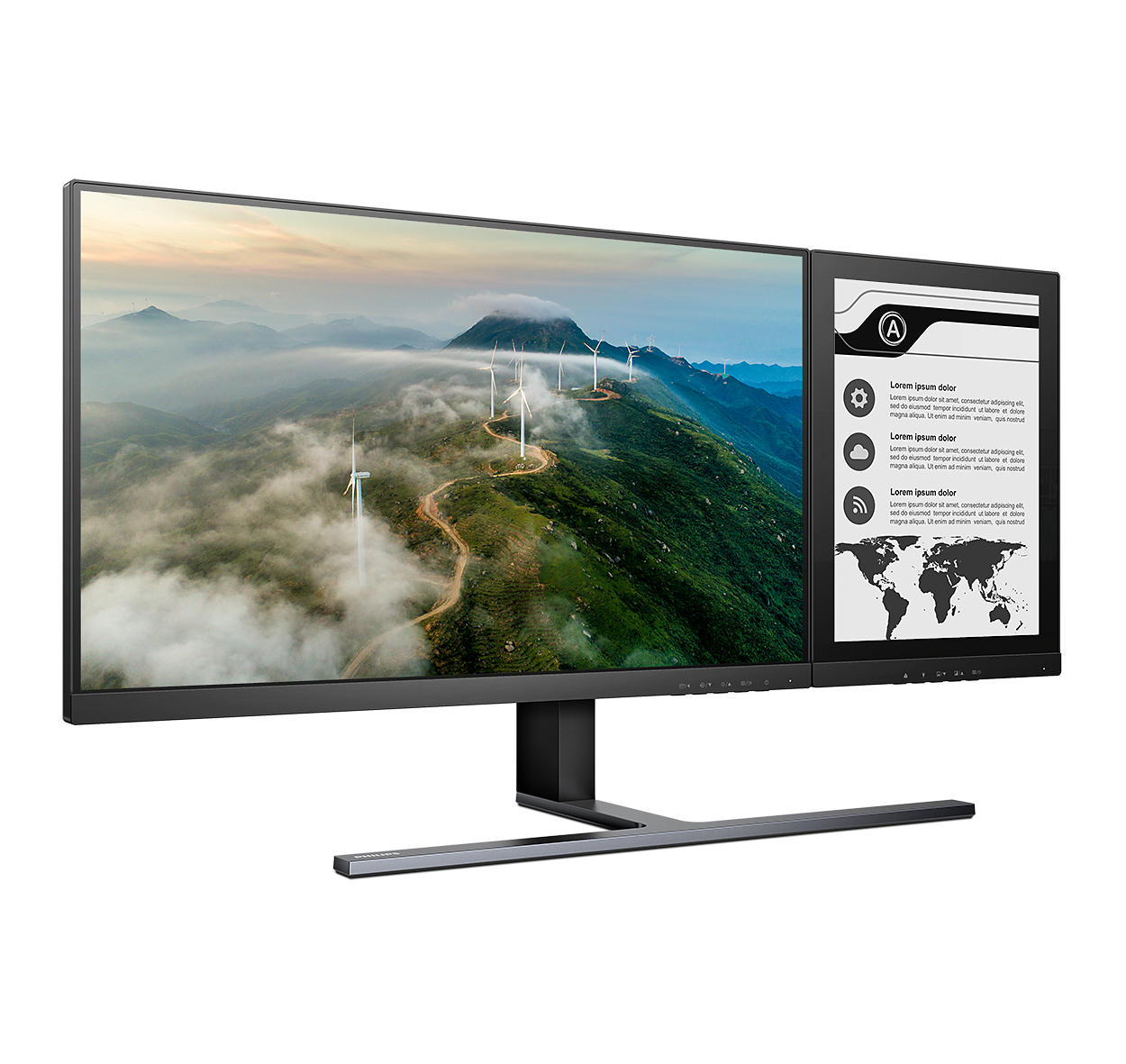Business Monitor デュアルスクリーンディスプレイ 24B1D5600/96 Business Monitor デュアルスクリーンディスプレイ 24B1D5600/96