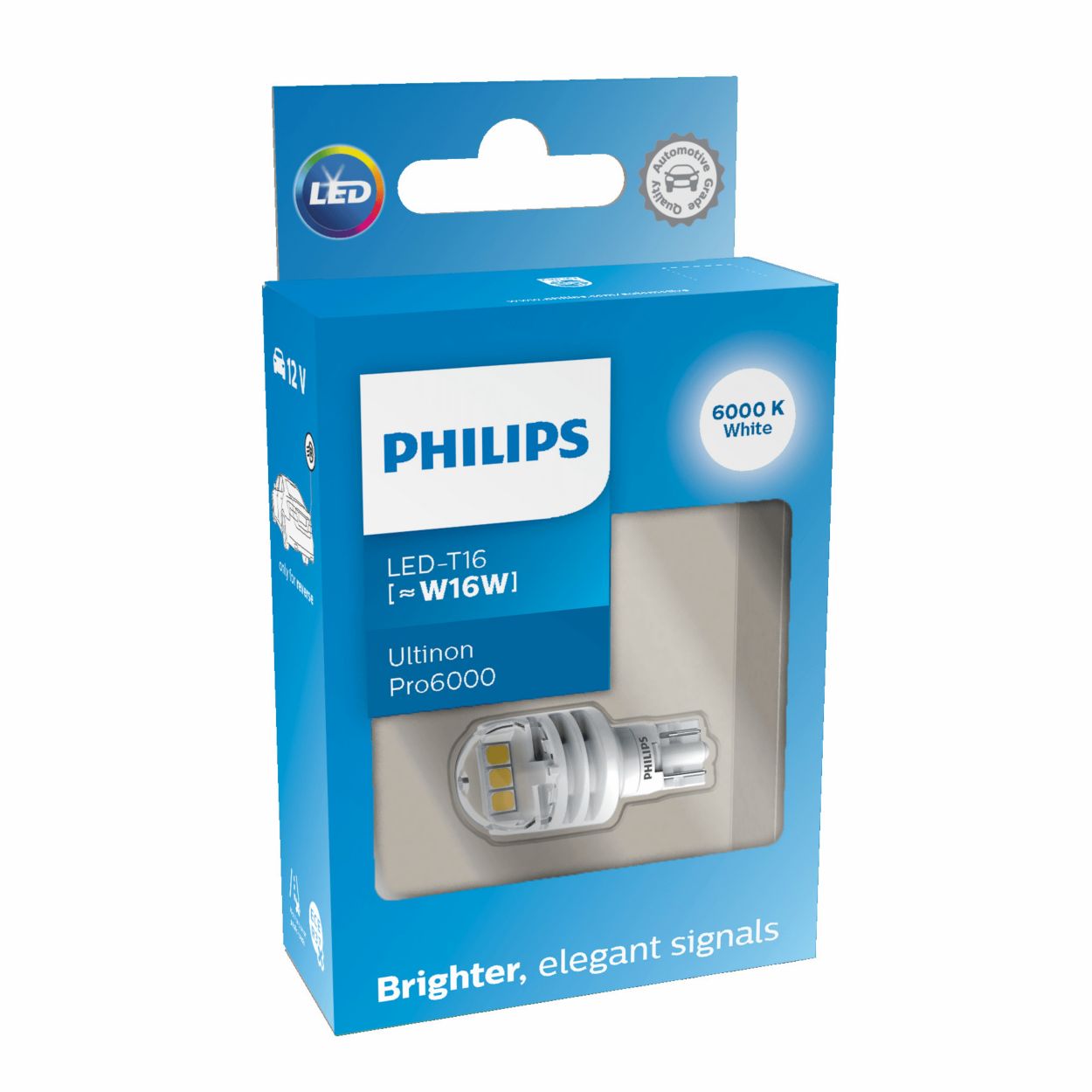 Ampoule W16W Philips - Équipement auto