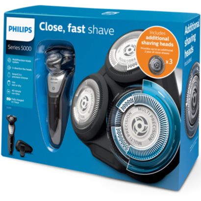 Norelco Shaver 5200 Wet & dry electric shaver, Series 5000 S5290