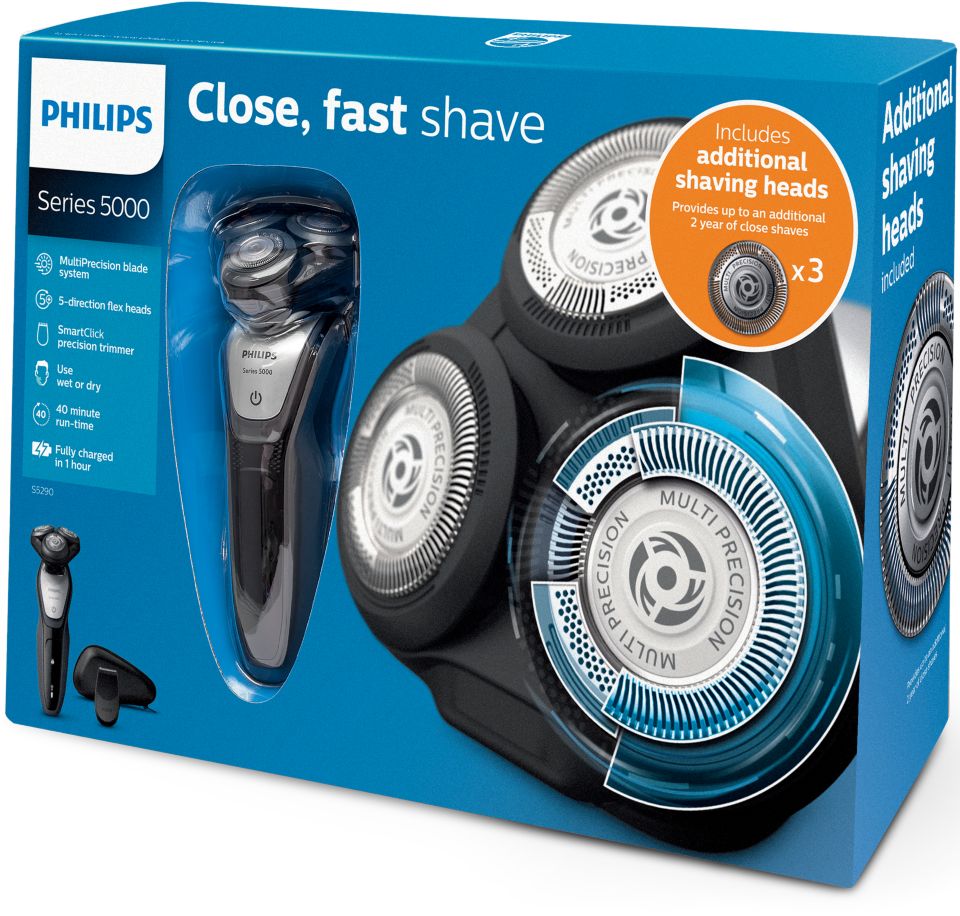 PHILIPS SHAVER SERIES 5000 RASOIO ELETTRICO WET & DRY CON LAME  STEELPRECISION + DEPILATORE CORPO FLEX 5 DIREZIONI – Emarketworld –  Shopping online