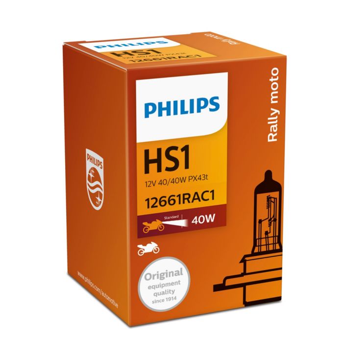 Rally Moto Headlight bulb 12661RAC1 Philips