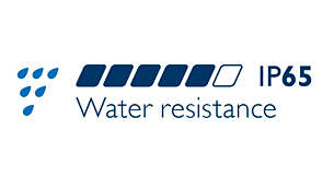 Vatten- och dammskyddad – IP65