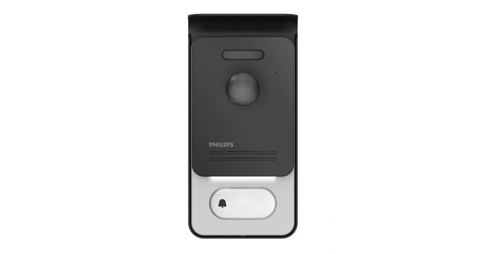 Philips WelcomeEye Connect 2, interphone vidéo, casque, couleur