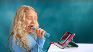 L&aelig;ngere og bedre b&oslash;rstning med Sonicare for Kids-appen