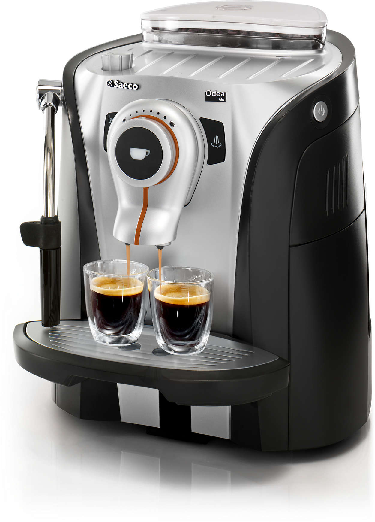 Espressomachine met een trendy en functioneel ontwerp