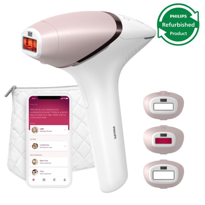 Cordless for ease, personalised treatment with SenseIQ