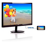 244E5QHAD LCD monitor with SmartImage lite