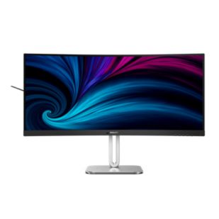 Curved Business monitor WQHD-ekraan USB-C dokiga