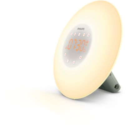 Mit Licht ausgeruhter aufwachen