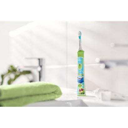 Interactive sonic power. More fun, better brushing