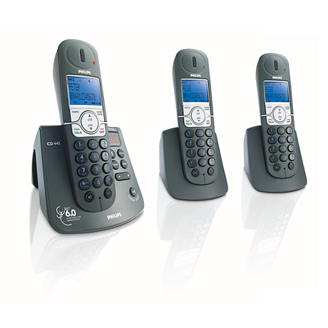 CD4453B/37  Cordless phone answer machine
