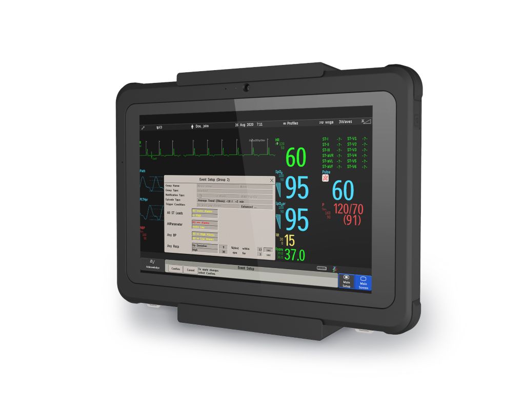 The wall mount is ideal for using the tablet at the bedside, as an expansion screen for your monitor.