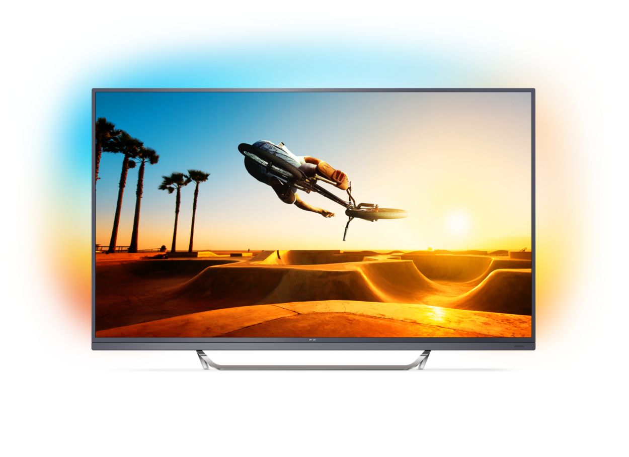 Televisor LED 4K ultraplano con tecnología Android TV