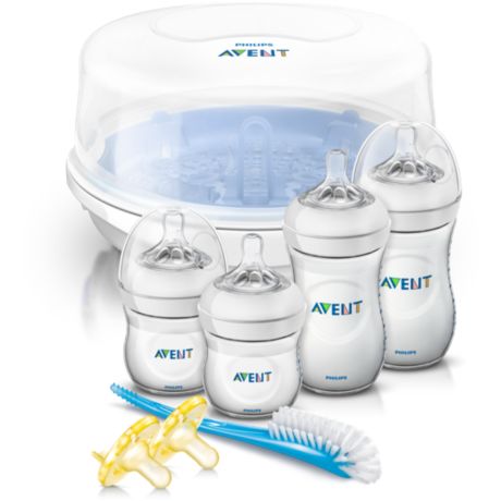 SCD298/01 Philips Avent Natural Baby Bottle Essentials Gift Set