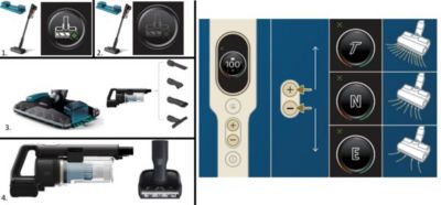 7000 series vacuum cordless setting