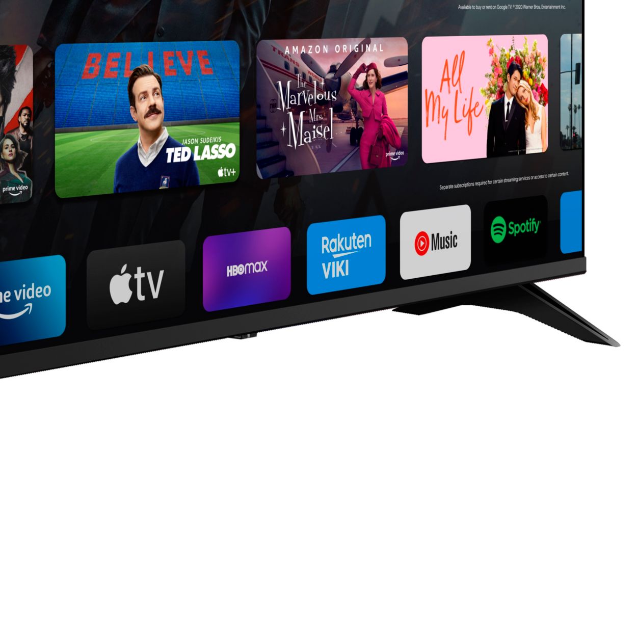 7600 series Borderless design Google TV 43PUL7672/F7 | Google TV