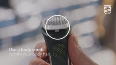 How to groom your body. Philips All-in-One trimmer MG5000, MG7000, MG9000 series